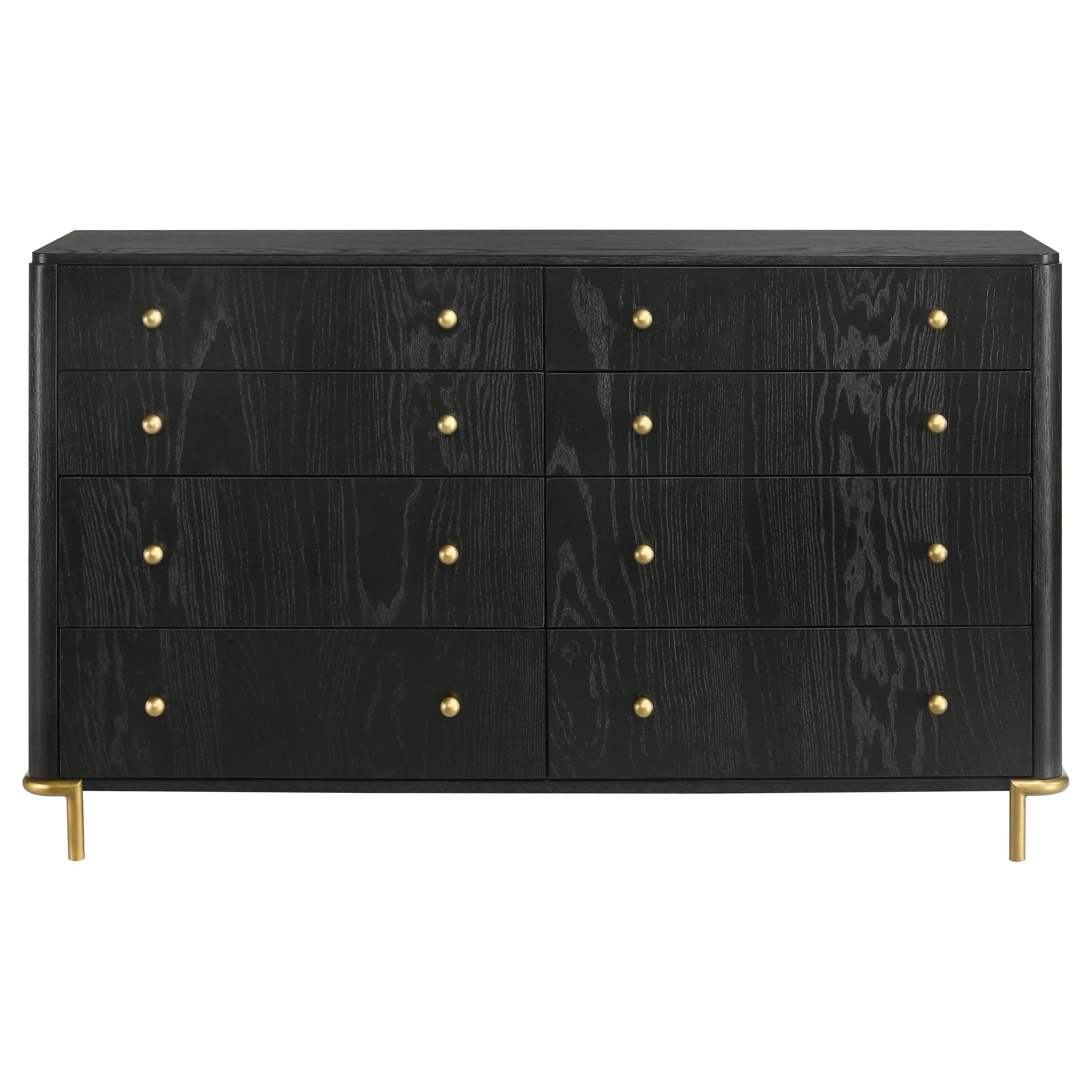 Arini 8-drawer Dresser Black