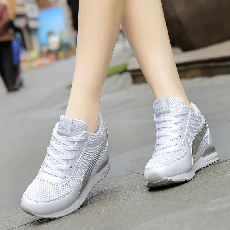 Casual Women Lace Up Platform Sneaker