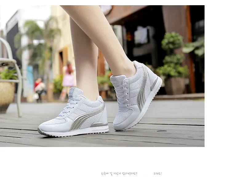 Casual Women Lace Up Platform Sneaker