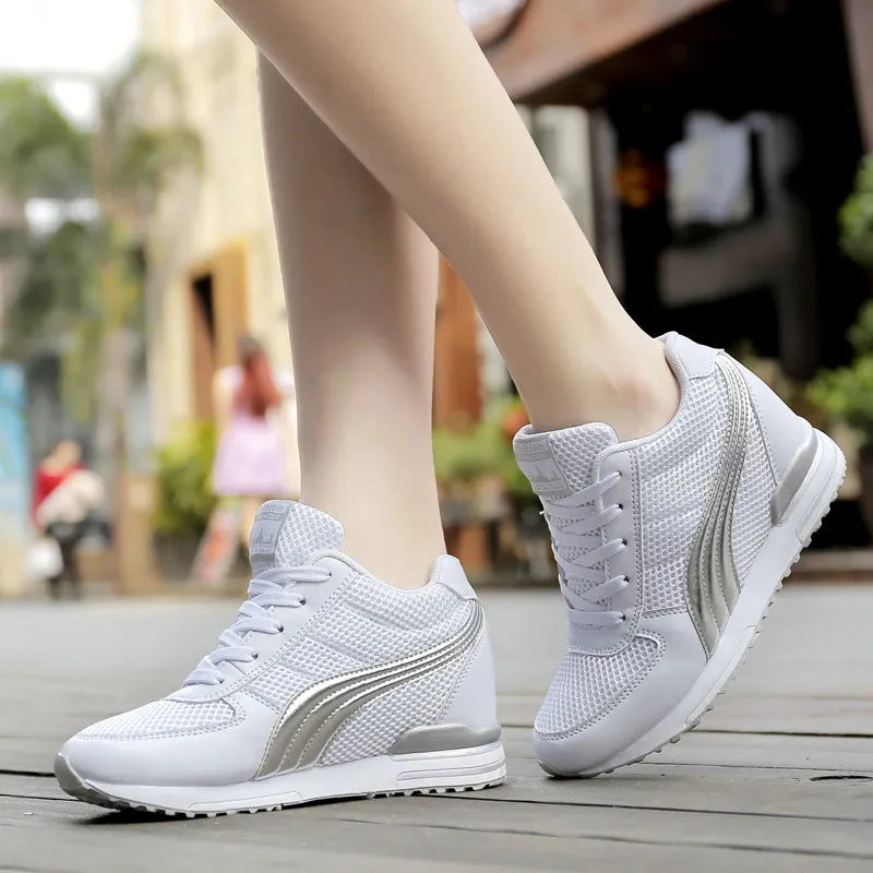 Casual Women Lace Up Platform Sneaker