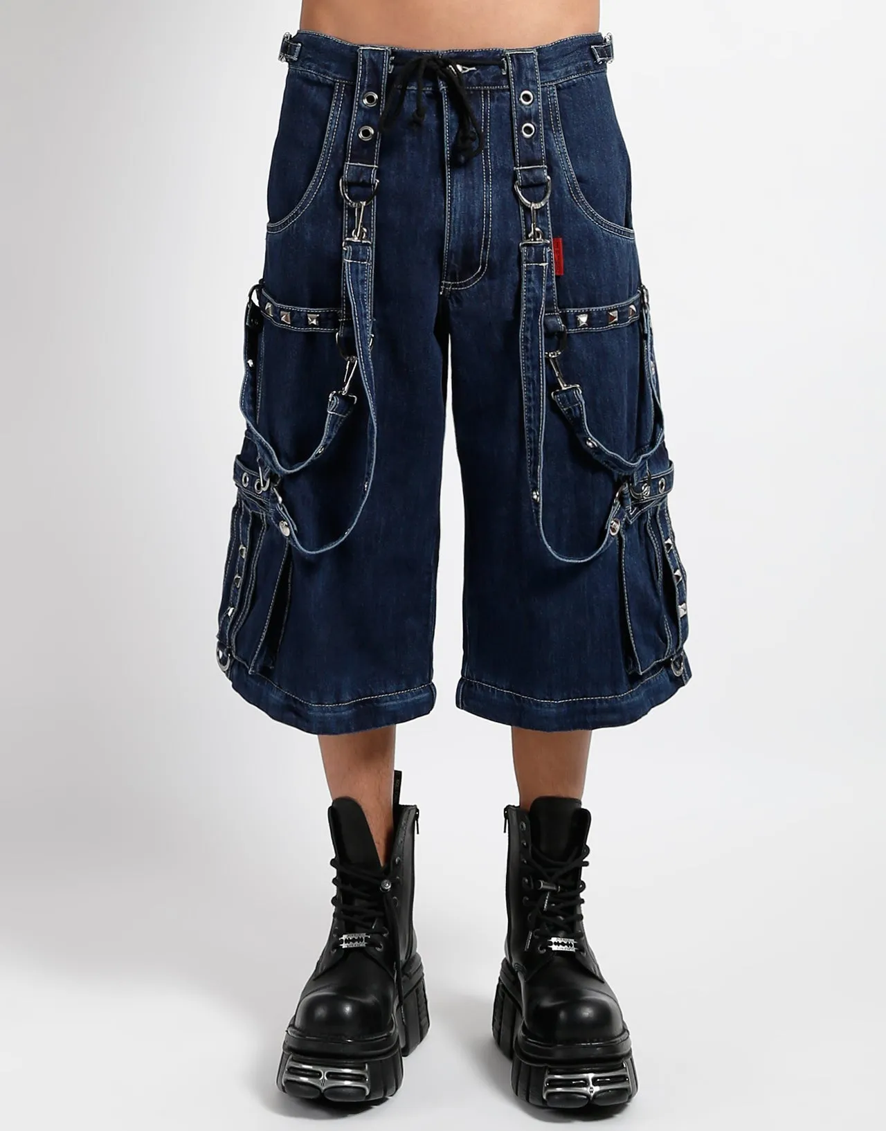 DENIM STRAP PANT