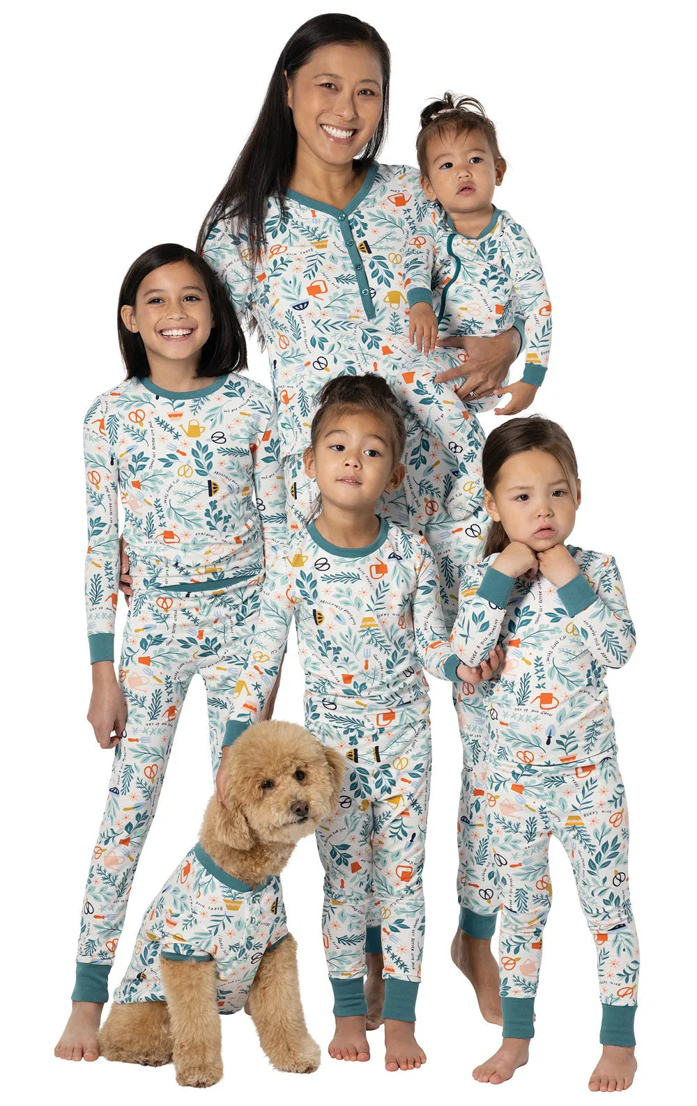 Garden Party Unisex Kids Pajamas - Family Set