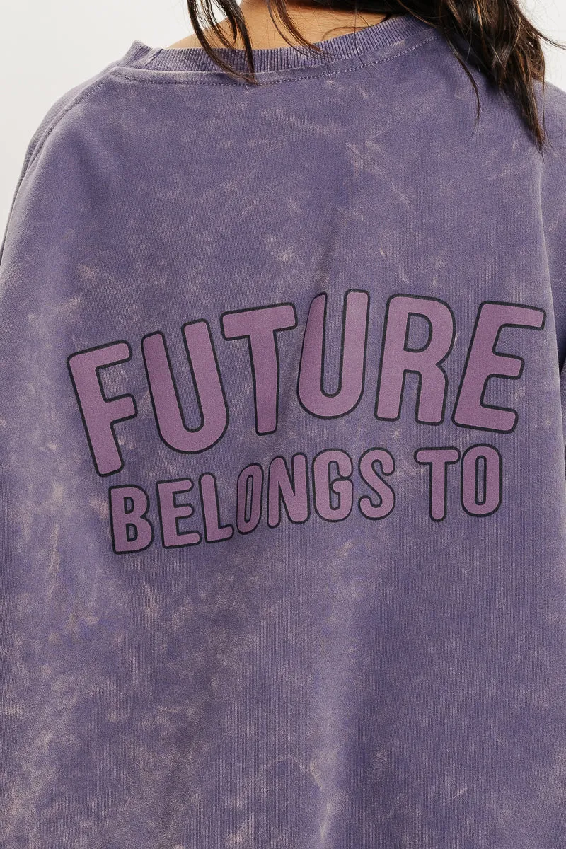 Girly Purple Sweatshirt