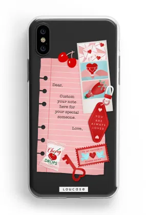 Love Note - KLEARLUX™ Special Edition To Be Loved Collection Phone Case | LOUCASE