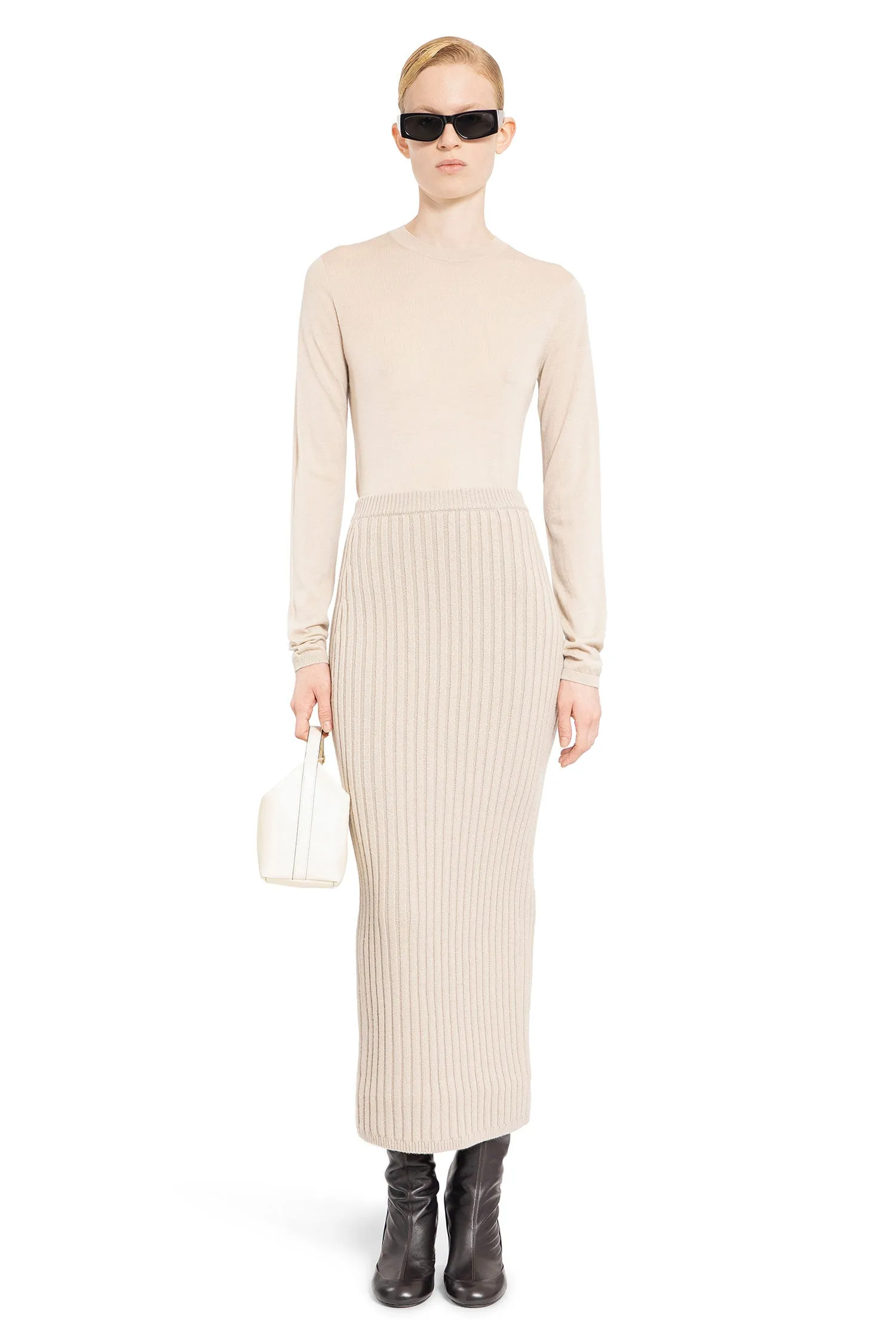 MAX MARA WOMAN BEIGE SKIRTS