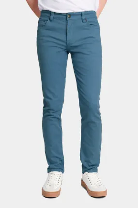 Men's Essential Skinny Fit Colored Jeans (French Blue)