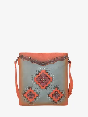 Montana West Cut-out Aztec Applique Concealed Carry Crossbody