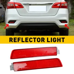 Pair Rear Bumper Reflector Accessories (Left Right) Fits 09-18 Nissan, Infiniti Models