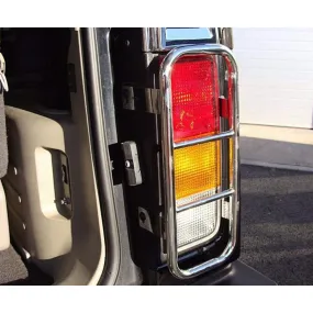 Stainless Steel Rear Tail Light Guards for Hummer H2