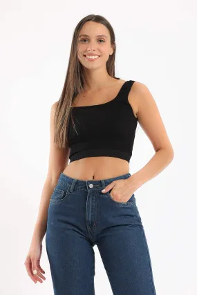 Wide Strap Crop Top