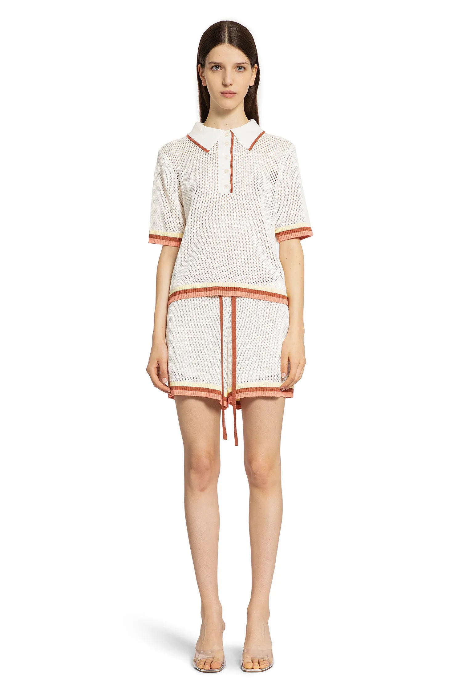 ZIMMERMANN WOMAN WHITE SHORTS