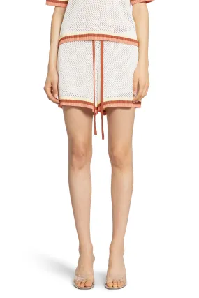 ZIMMERMANN WOMAN WHITE SHORTS