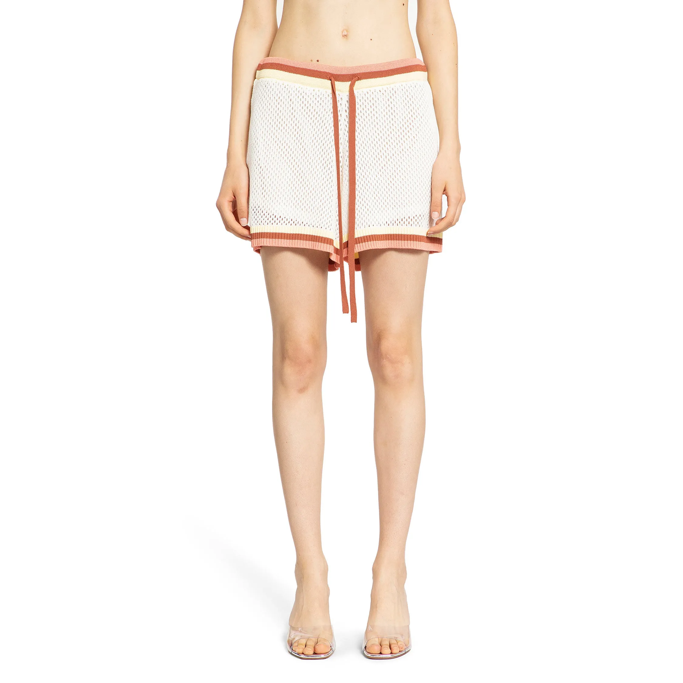 ZIMMERMANN WOMAN WHITE SHORTS